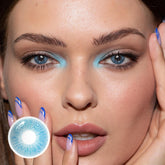 Lentes de contacto de color con prescripción Bellini Blue